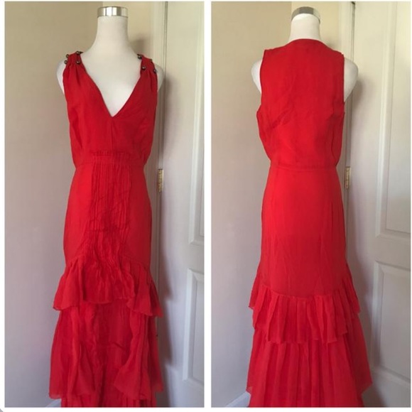 Roberto Cavalli Tiered Ruffle Gown - Picture 10 of 13